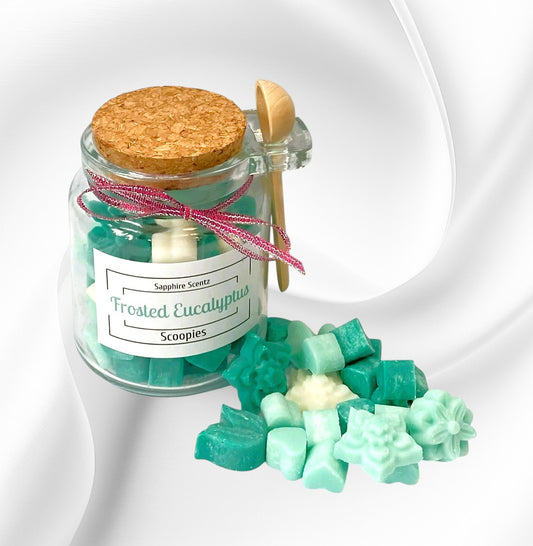 Frosted Eucalyptus Wax Scoopies
