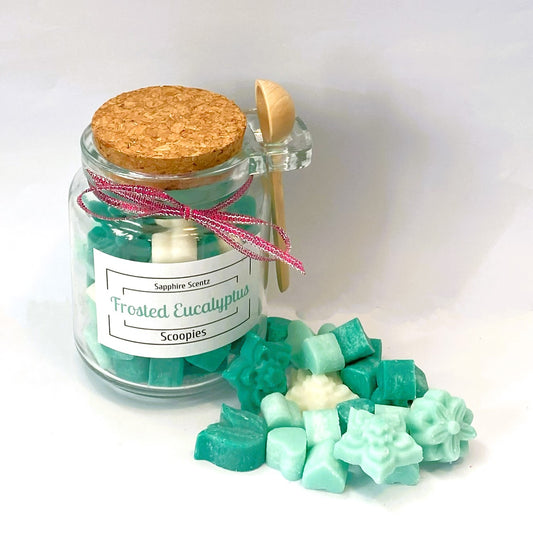 Frosted Eucalyptus Wax Scoopies